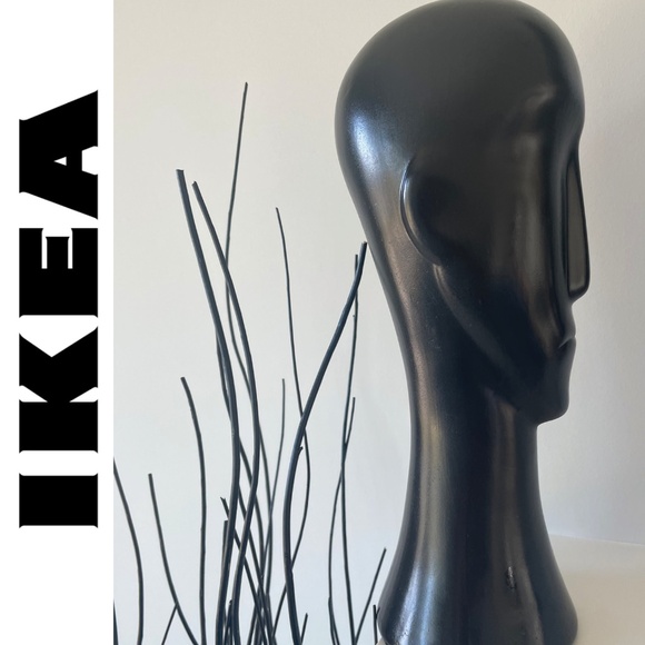 Black IKEA ceramic head | 12"H x 4.5"W - Picture 4 of 9